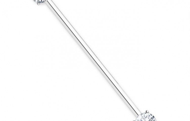 INDUSTRIAL PIERCING ÁTLÁTSZÓ KŐVEL