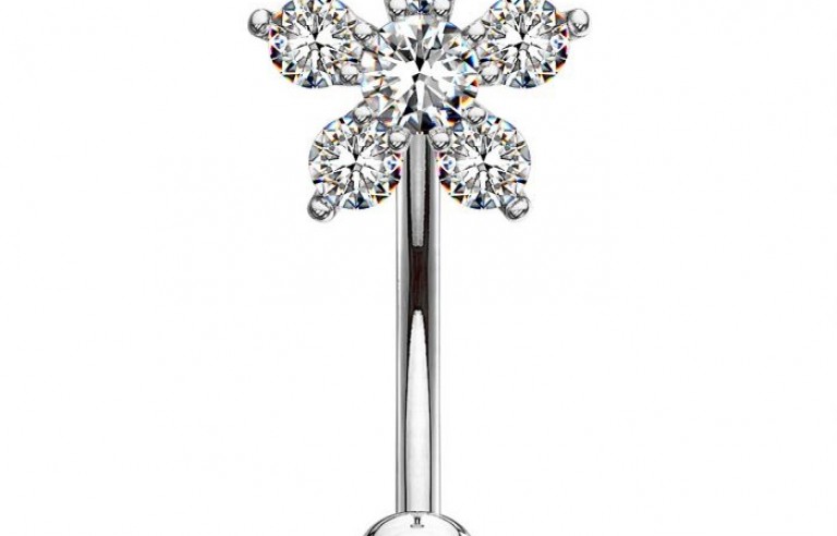 Banán piercing kövekkel